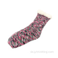 Anti -Slip süßer Cartoon Chenille Slipper Socken Winter